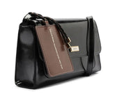 BOLSA TIRACOLO MÉDIA LISA PRETA C 50012 1970 0001 ANACAPRI